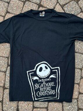 Tim Burton's The Nightmare Before Christmas Tee Shirt Men Sz L